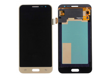 Дисплей для Samsung SM-J320F Galaxy J3 (2016) + тачскрин (золото), TFT LCD с регулировкой подсветки