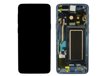 Дисплей для Samsung SM-G960 Galaxy S9 + тачскрин + рамка (синий), ОРИГ100%