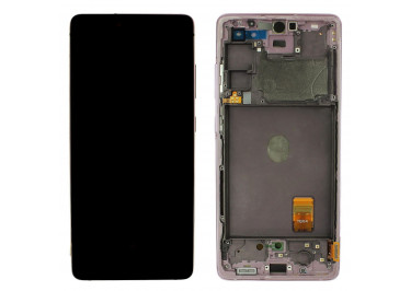 Дисплей для Samsung SM-G780 / G781 Galaxy S20 FE / S20 FE 5G + тачскрин + рамка (фиолетовый), ОРИГ100%
