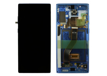 Дисплей для Samsung SM-N975 Galaxy Note 10 Plus + тачскрин + рамка (синий), ОРИГ100%