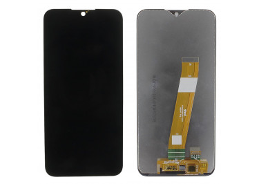 Дисплей для Samsung SM-A015 / M015 Galaxy A01 (2019) / M01 (2020) + тачскрин (черный) (широкий коннектор), ориг