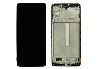 Дисплей для Samsung SM-M526 Galaxy M52 5G (2021) + тачскрин + рамка (черный), ОРИГ100%