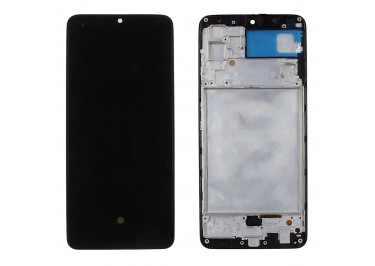 Дисплей для Samsung SM-A325 Galaxy A32 4G (2021) + тачскрин + рамка (черный), OLED LCD