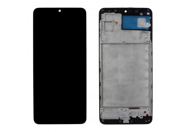 Дисплей для Samsung SM-M325 Galaxy M32 (2021) + тачскрин + рамка (черный), OLED LCD