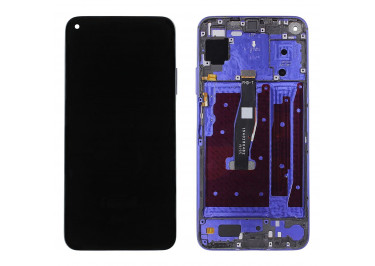 Дисплей для Huawei Honor 20 / Nova 5T + тачскрин + рамка (синий), Full ORIG