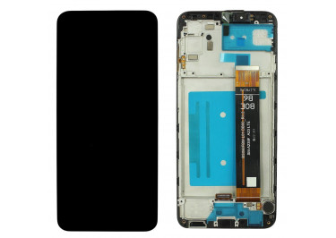 Дисплей для Samsung SM-A235 Galaxy A23 4G (2022) + тачскрин + рамка (черный), ОРИГ100%