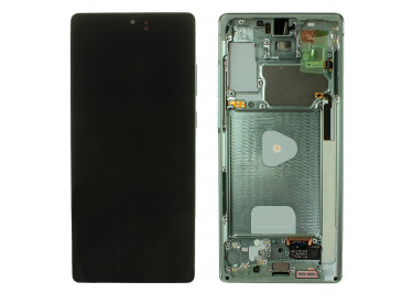 Дисплей для Samsung SM-N980 / N981 Galaxy Note 20 / Note 20 5G + тачскрин + рамка (зеленый), ОРИГ100%