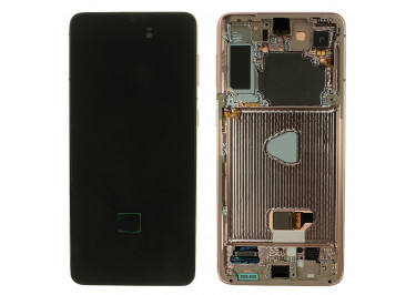 Дисплей для Samsung SM-G996 Galaxy S21 Plus 5G + тачскрин + рамка (фиолетовый фантом), ОРИГ100%