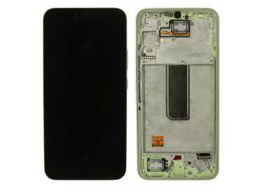 Дисплей для Samsung SM-A346 Galaxy A34 5G (2023) + тачскрин + рамка (лайм), ОРИГ100%