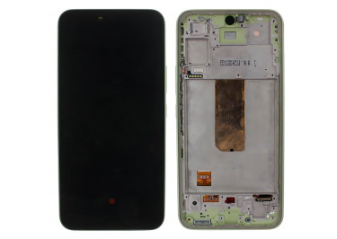 Дисплей для Samsung SM-A546 Galaxy A54 5G (2023) + тачскрин + рамка (лайм), ОРИГ100%