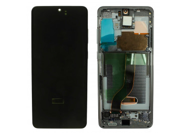 Дисплей для Samsung SM-G985 Galaxy S20 Plus + тачскрин + рамка (серый), ОРИГ100%
