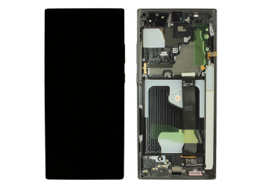Дисплей для Samsung SM-N985 / N986 Galaxy Note 20 Ultra 5G + тачскрин + рамка (черный), ОРИГ100%