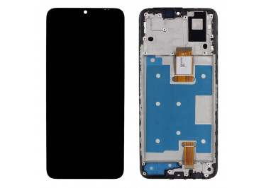 Дисплей для Huawei Honor X7a / X7a Plus + тачскрин + рамка (черный), Full ORIG