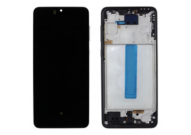 Дисплей для Samsung SM-A336 Galaxy A33 5G (2022) + тачскрин + рамка (черный), OLED LCD