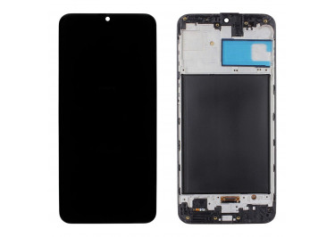 Дисплей для Samsung SM-M215 Galaxy M21 (2020) / M307 Galaxy M30S (2020) + тачскрин + рамка (черный), OLED LCD