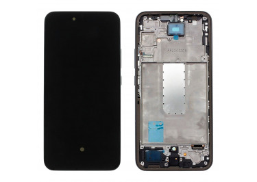 Дисплей для Samsung SM-A346 Galaxy A34 5G (2023) + тачскрин + рамка (графит), OLED LCD