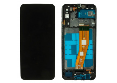 Дисплей для Samsung SM-A042 Galaxy A04e (2022) + тачскрин + рамка (черный), ОРИГ100%