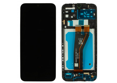Дисплей для Samsung SM-A145F Galaxy A14 4G (2023) + тачскрин + рамка (черный), ОРИГ100%