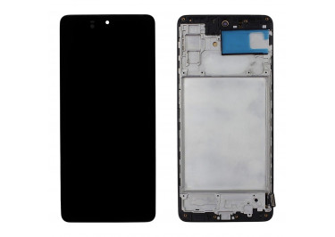 Дисплей для Samsung SM-M515 Galaxy M51 (2020) + тачскрин + рамка (черный), OLED LCD