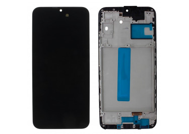 Дисплей для Samsung SM-A256 Galaxy A25 5G (2023) + тачскрин + рамка (черный), OLED LCD