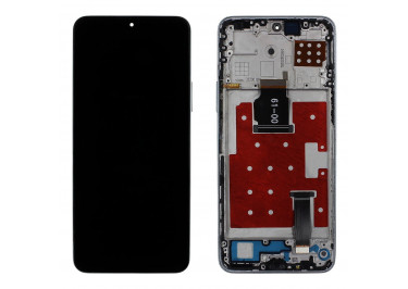 Дисплей для Huawei Honor X8a / 90 Lite + тачскрин + рамка (серебро), Full ORIG