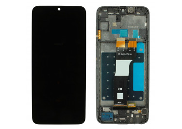 Дисплей для Samsung SM-A057 Galaxy A05s (2023) + тачскрин + рамка (черный), ОРИГ100%