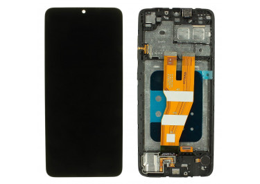 Дисплей для Samsung SM-A055 Galaxy A05 (2023) + тачскрин + рамка (черный), ОРИГ100%