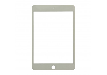 Стекло + ОСА для iPad mini 5 (A2124 / A2126 / A2133) (белый), ориг (G+OCA Pro)