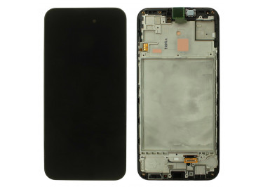 Дисплей для Samsung SM-M156 Galaxy M15 (2024) + тачскрин + рамка (черный), ОРИГ 100%