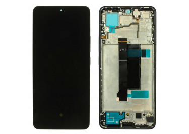 Дисплей для Xiaomi Poco X6 5G + тачскрин + рамка (черный), ОРИГ 100%