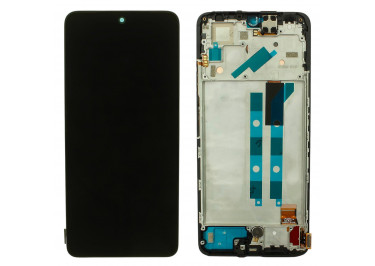 Дисплей для Xiaomi Redmi Note 12 Pro 4G + тачскрин + рамка (черный), ОРИГ 100%