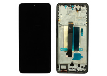 Дисплей для Xiaomi Redmi Note 13 Pro Plus + тачскрин + рамка (черный), ОРИГ 100%