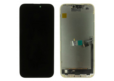 Дисплей для iPhone 16 Pro Max + тачскрин + рамка (черный), SOFT OLED DD (шлейф IC) 120Hz