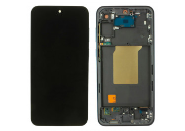 Дисплей для Samsung SM-A556 Galaxy A55 5G (2024) + тачскрин + рамка (темно-синий), In-Cell