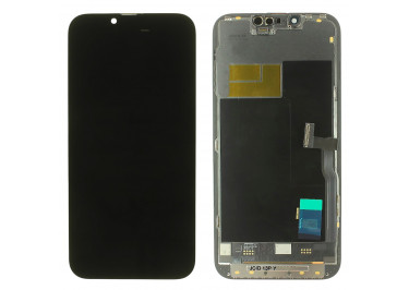 Дисплей для iPhone 13 Pro + тачскрин + рамка (черный), OLED JCID (шлейф IC) 120Hz