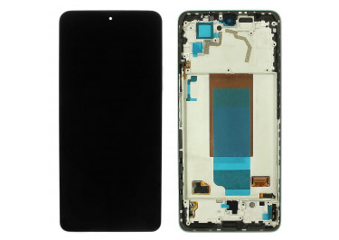 Дисплей для Xiaomi Poco F4 + тачскрин + рамка (зеленый), Full ORIG