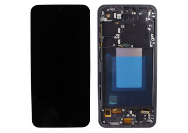 Дисплей для Samsung SM-S721 Galaxy S24 FE 5G + тачскрин + рамка (графит), OLED LCD