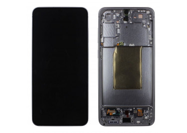 Дисплей для Samsung SM-S731 Galaxy S25 FE 5G + тачскрин + рамка (черный), ОРИГ100%