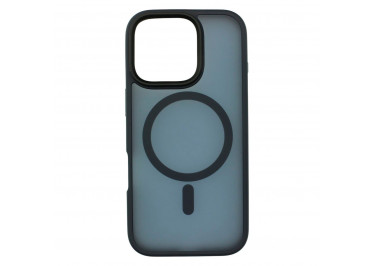 Задняя накладка для iPhone 16 Pro (пластик, поддержка MagSafe), синяя (Full Case) (PL-52) PiBlue