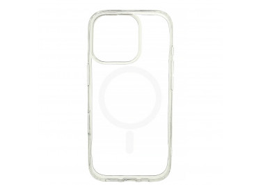 Задняя накладка для iPhone 16 Pro (пластик, поддержка MagSafe), прозрачная (Full Case) (PL-77) PiBlue