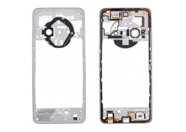 Средняя часть корпуса для Tecno Spark 30 4G (KL6) (серебро)