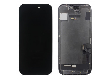 Дисплей для iPhone 15 + тачскрин + рамка (черный), In-Cell GX (шлейф IC)