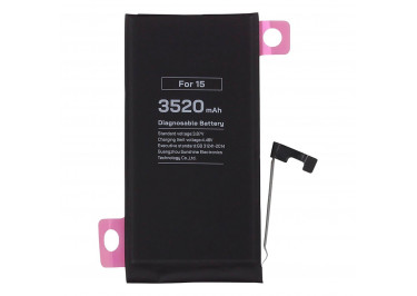 АКБ для iPhone 15, (Diagnosable Battery, без ошибки, повышенной ёмкости), RELIFE
