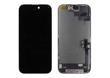 Дисплей для iPhone 16 + тачскрин + рамка (черный), SOFT OLED DD (Diagnosable Screen, без ошибки)
