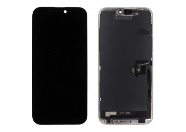 Дисплей для iPhone 16 Pro Max + тачскрин + рамка (черный), SOFT OLED DD (Diagnosable Screen, без ошибки) 120Hz